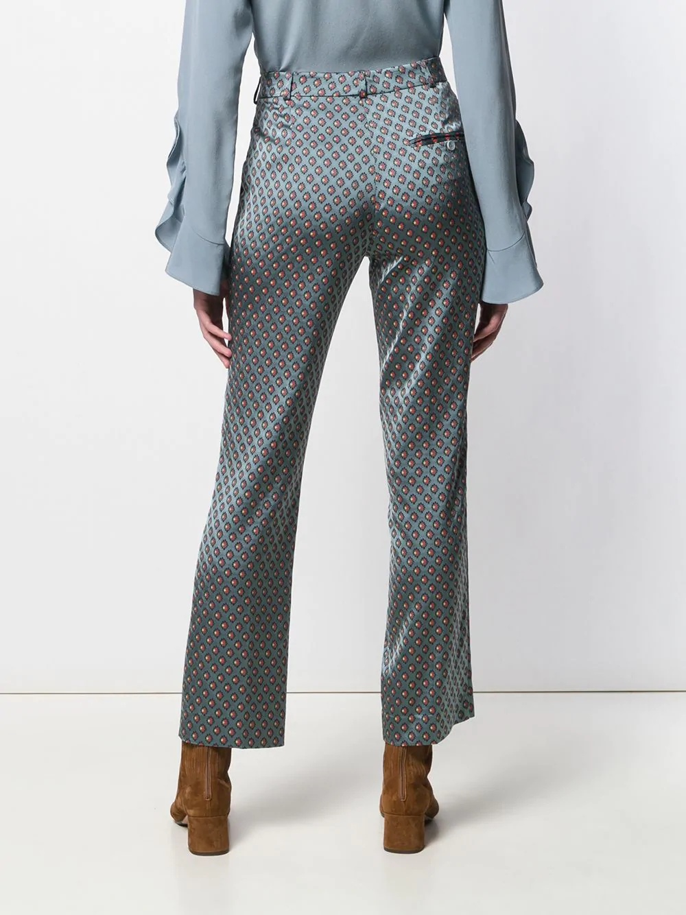 jacquard trousers - 4