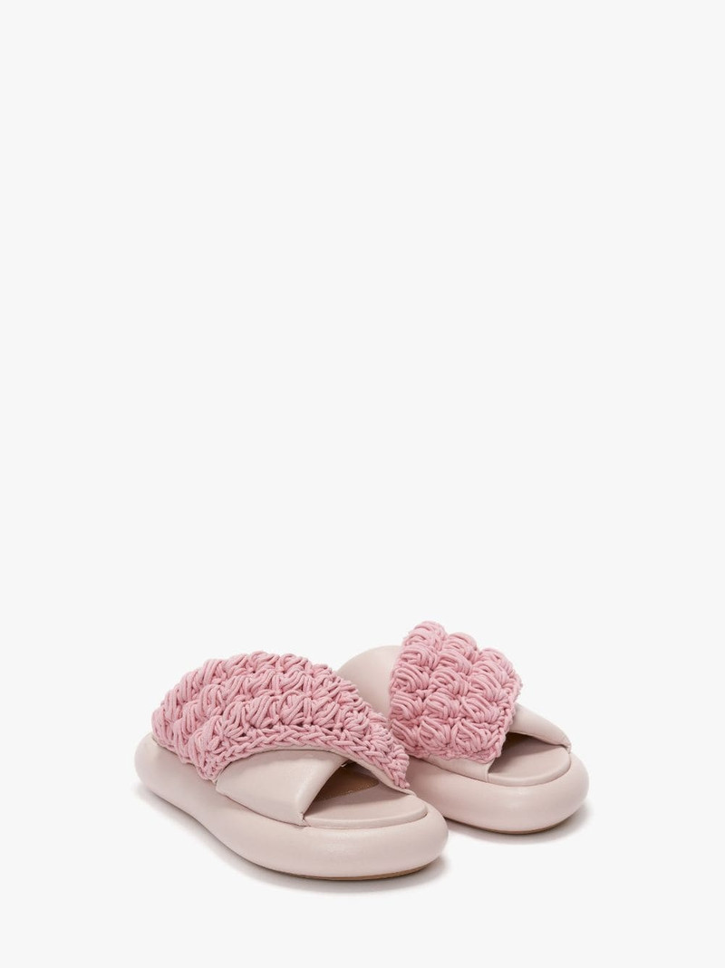 JW Anderson POPCORN TWIST PLATFORM SANDALS outlook