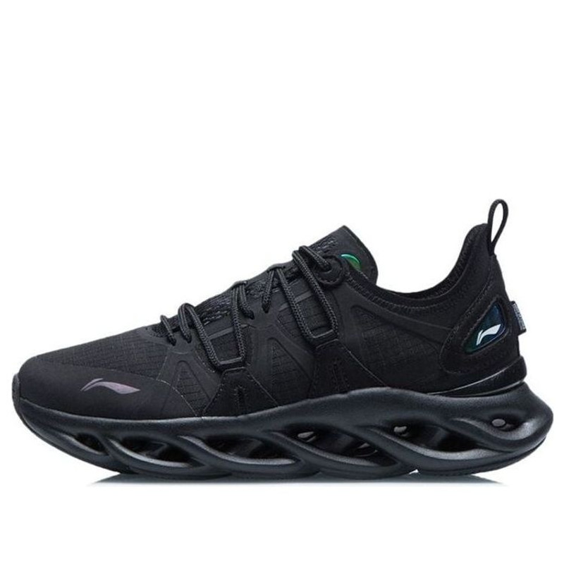 (WMNS) Li-Ning Arc 'Black Grey' ARHQ088-10 - 1