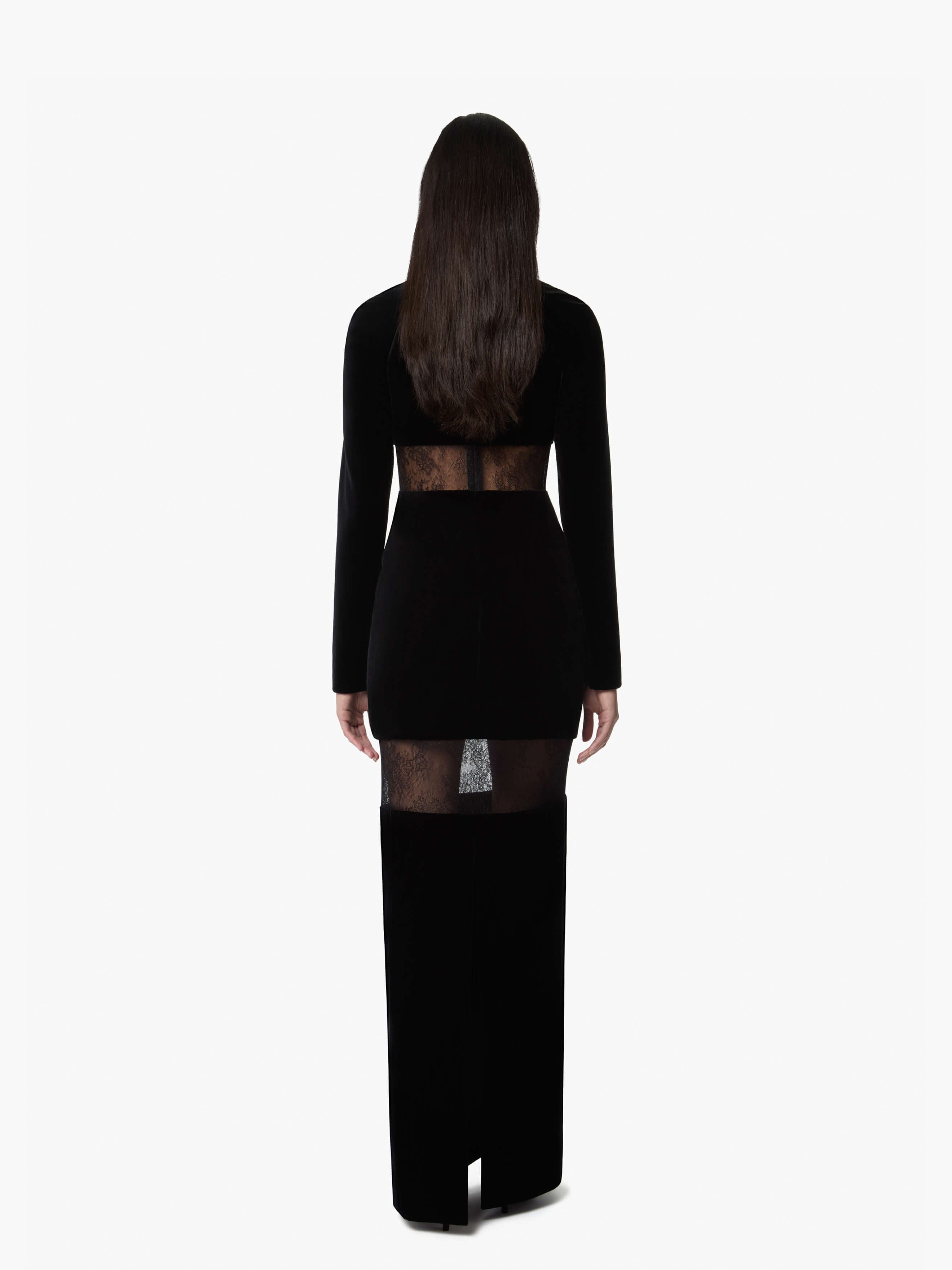 Long Velvet Dress - 4