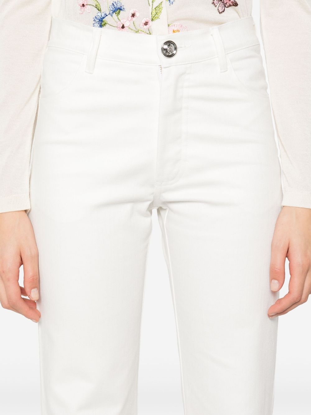 straight-leg trousers - 5