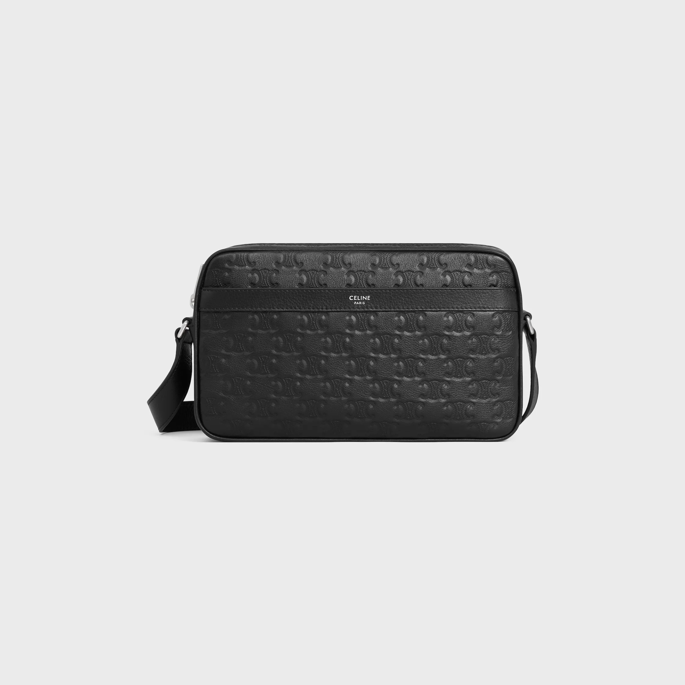 Medium messenger in Calfskin with triomphe embossed - 1