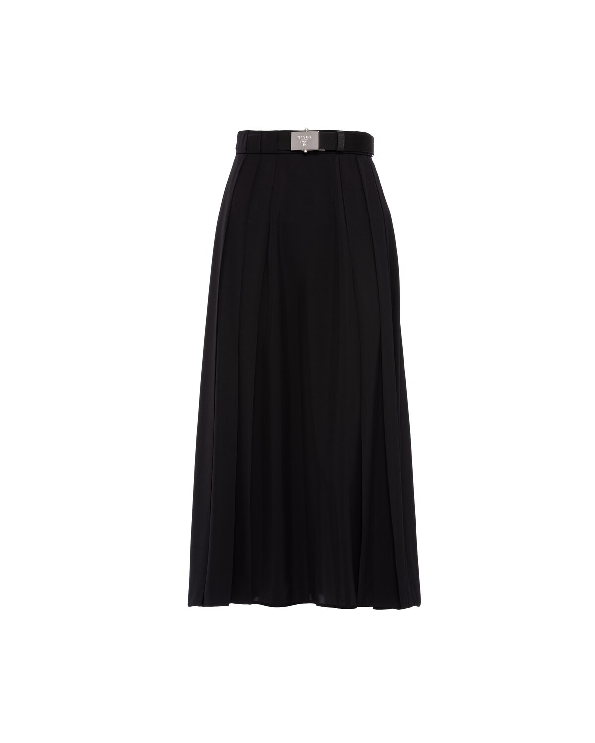 Flowing pongee skirt - 1