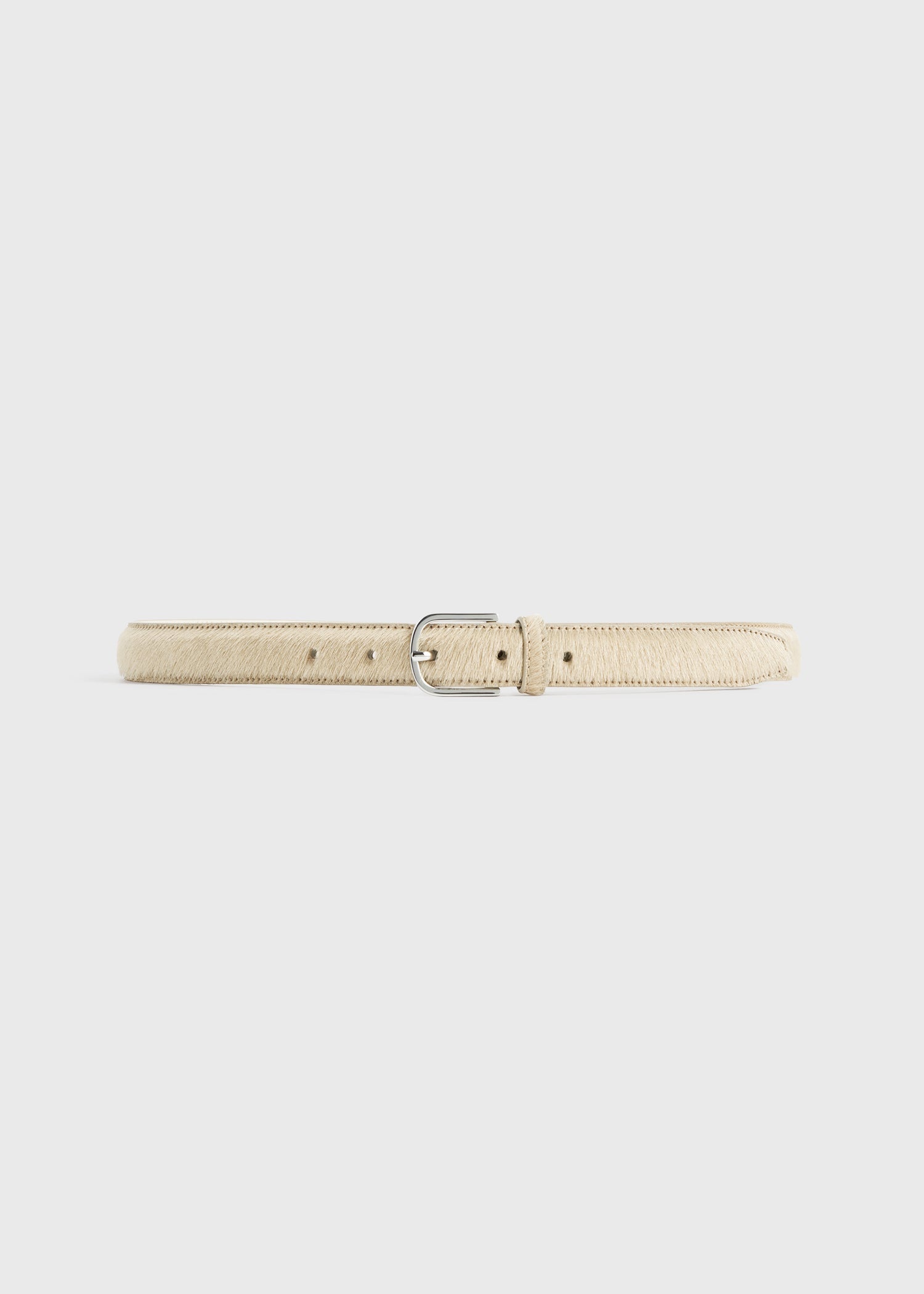 Pony hair belt sand - 7