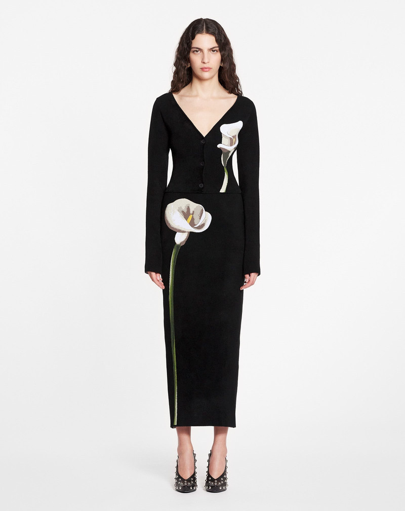 Lanvin LONG JACQUARD SKIRT outlook