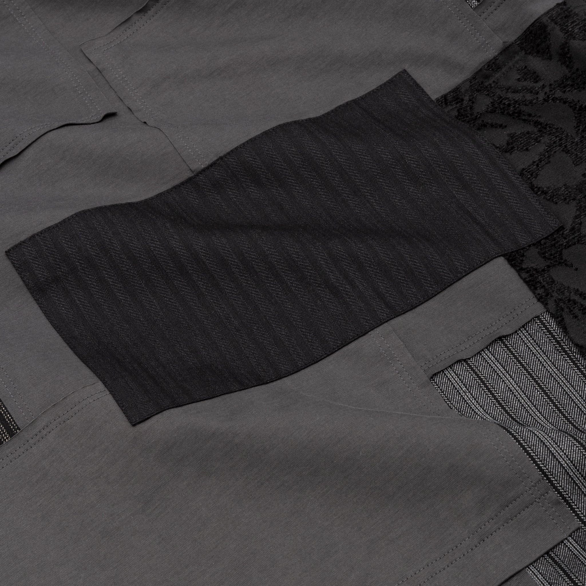 MULTI FABRIC PATCHWORK T-SHIRT - 3