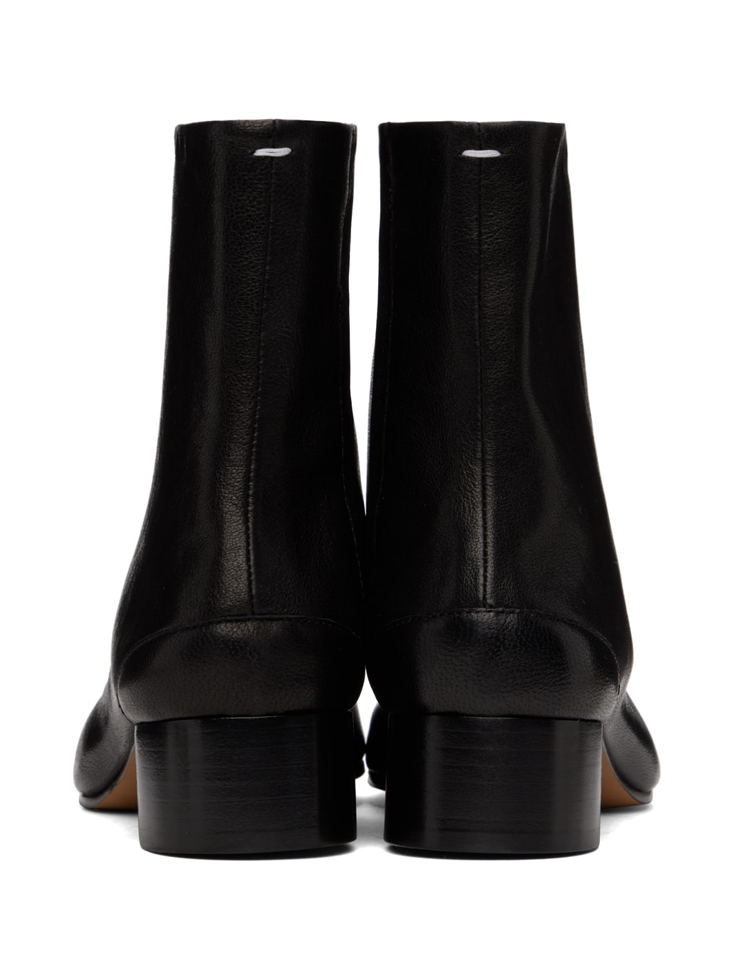 Black Tabi Ankle Boots - 2