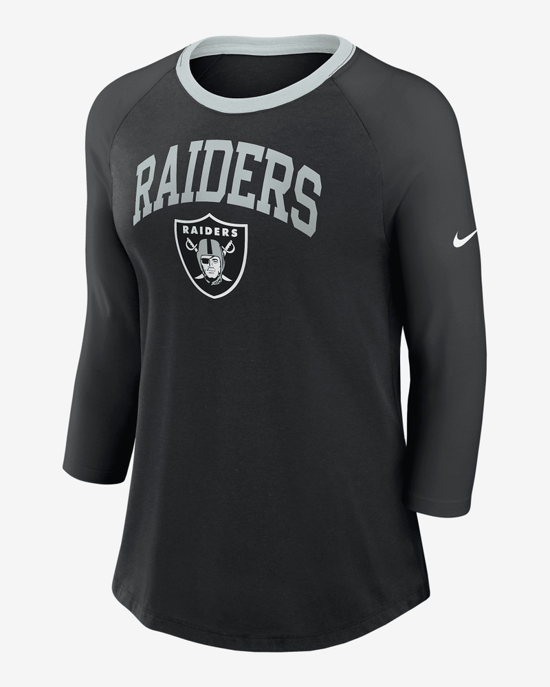 Las Vegas Raiders Women's Nike NFL 3/4-Sleeve T-Shirt 1