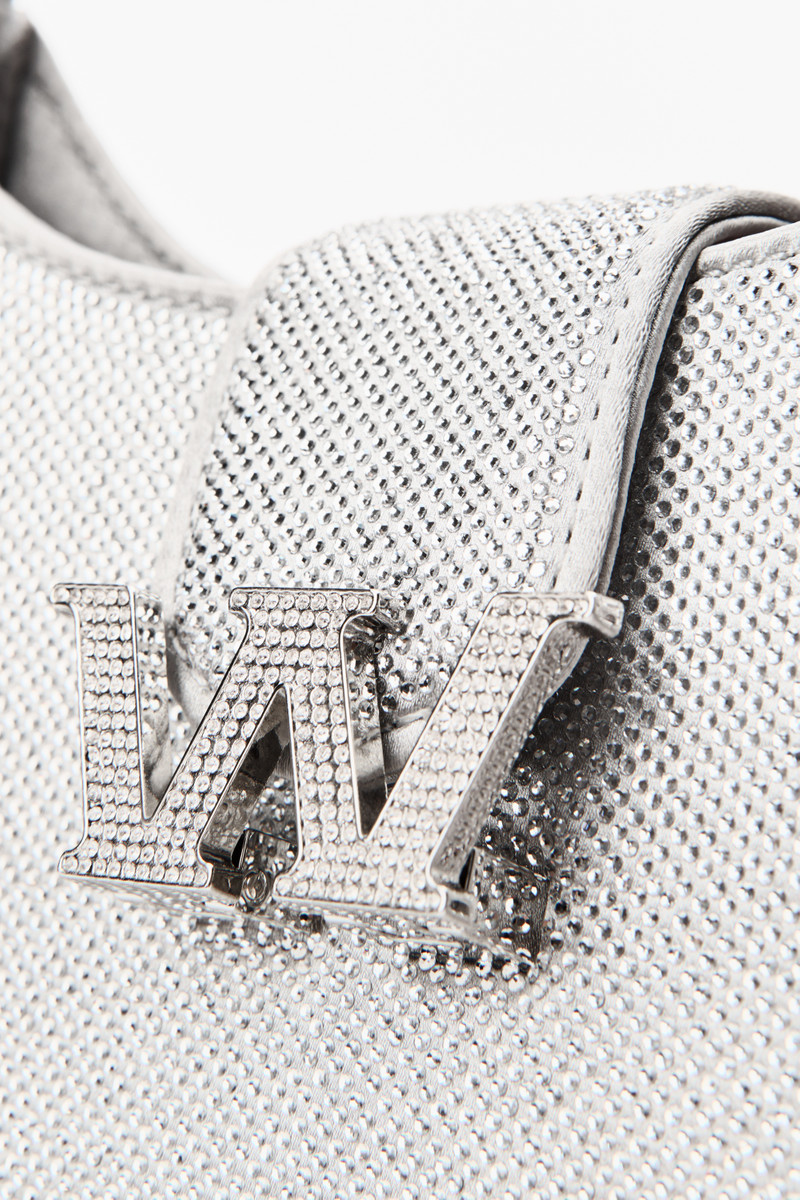 W LEGACY SMALL HOBO IN DIAMANTE SATIN 5