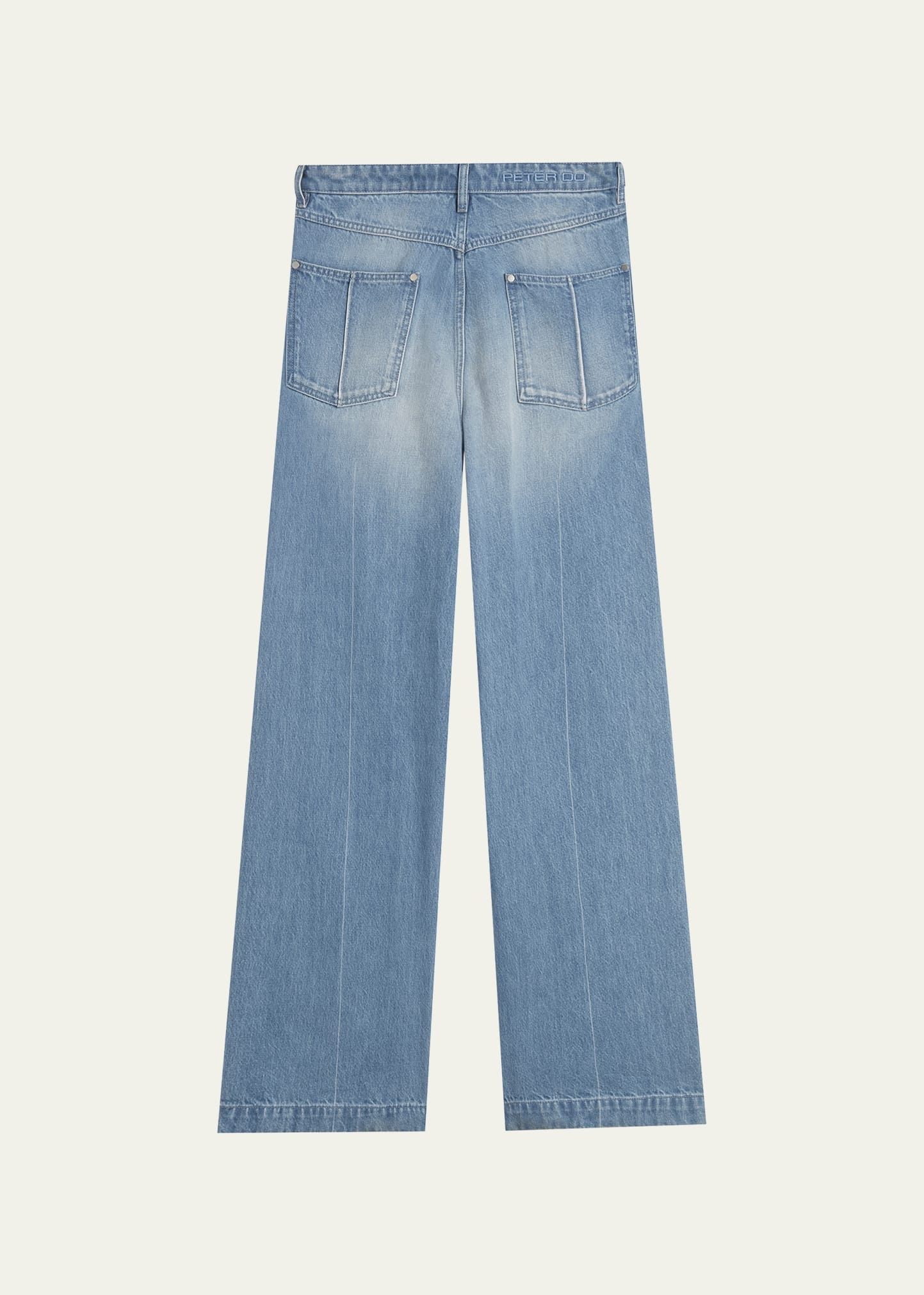 Men's Wide Side-Stripe Jeans - 3