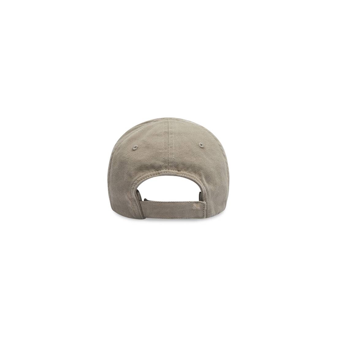 Men's Logo Visor Cap in Beige - 3