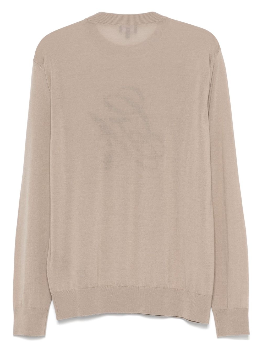 embroidered-logo sweater - 2