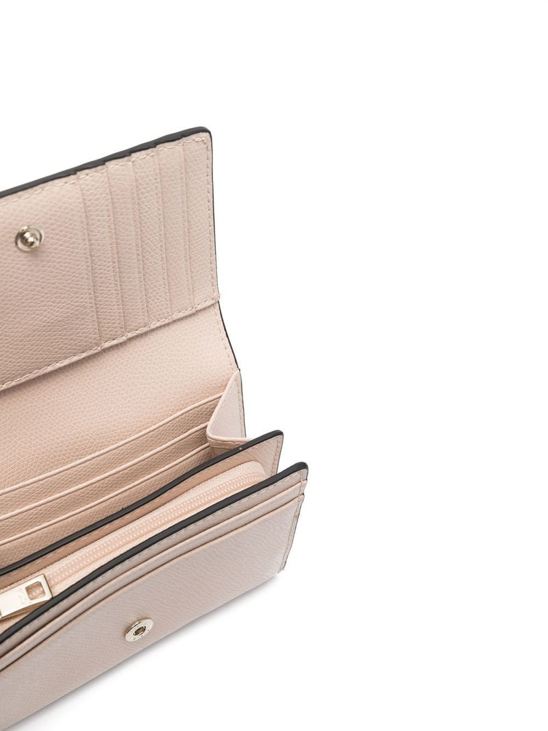 logo-plaque leather wallet 3