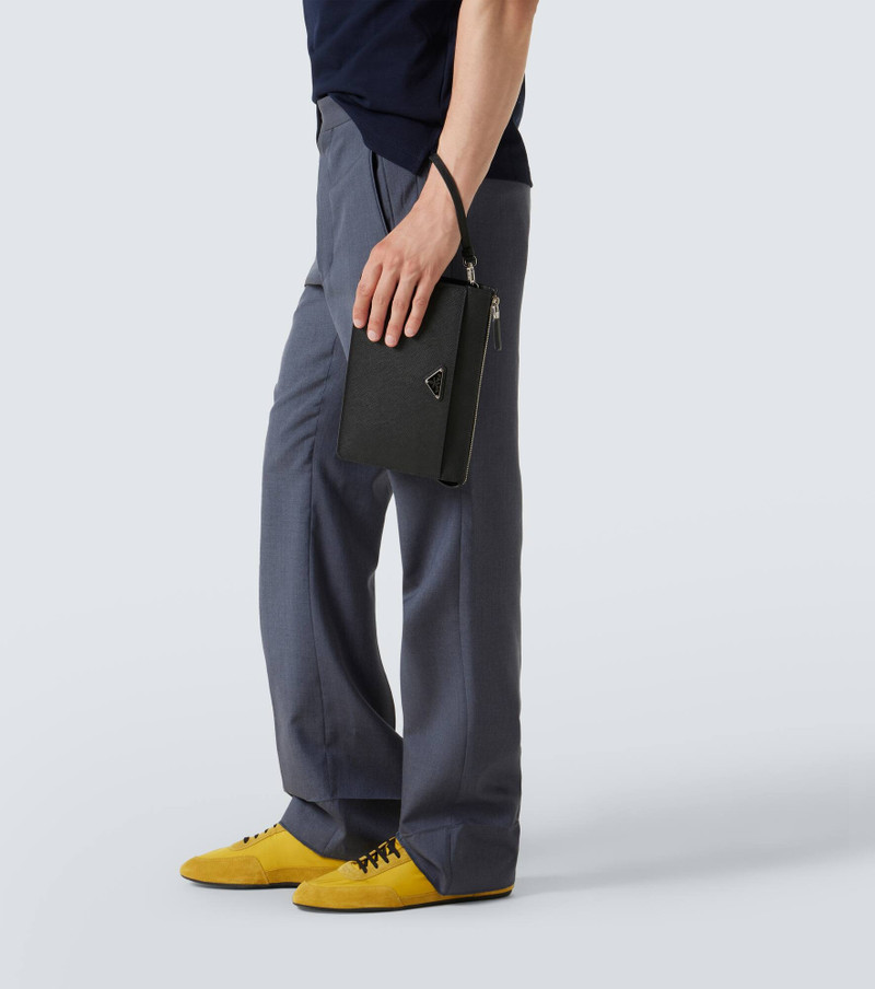 Prada Saffiano leather pouch outlook
