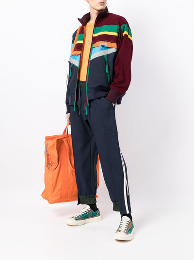 Kolor side-stripe cotton track trousers outlook