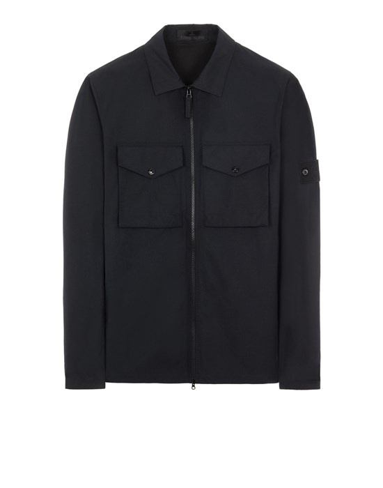 Stone Island 116F1 O-VENTILE®_ STONE ISLAND GHOST PIECE BLACK