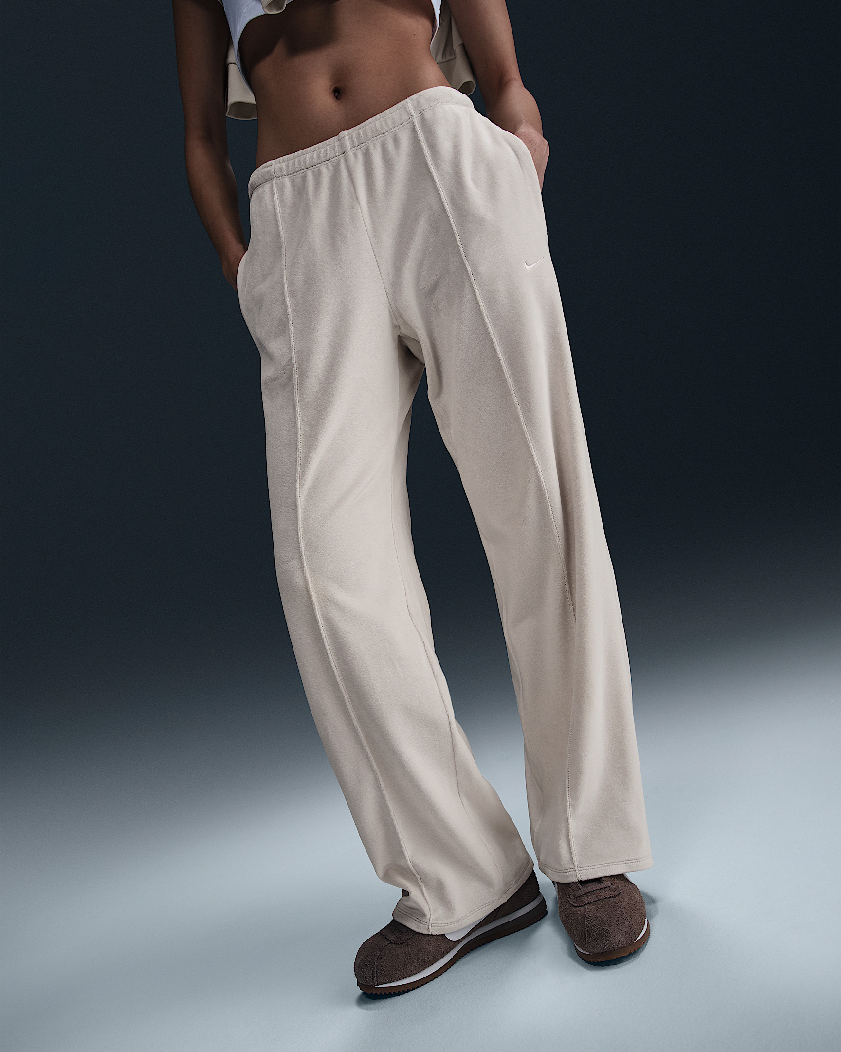 Nike Sportswear Chill Knit Women's Mid-Rise Velour Pants - 2