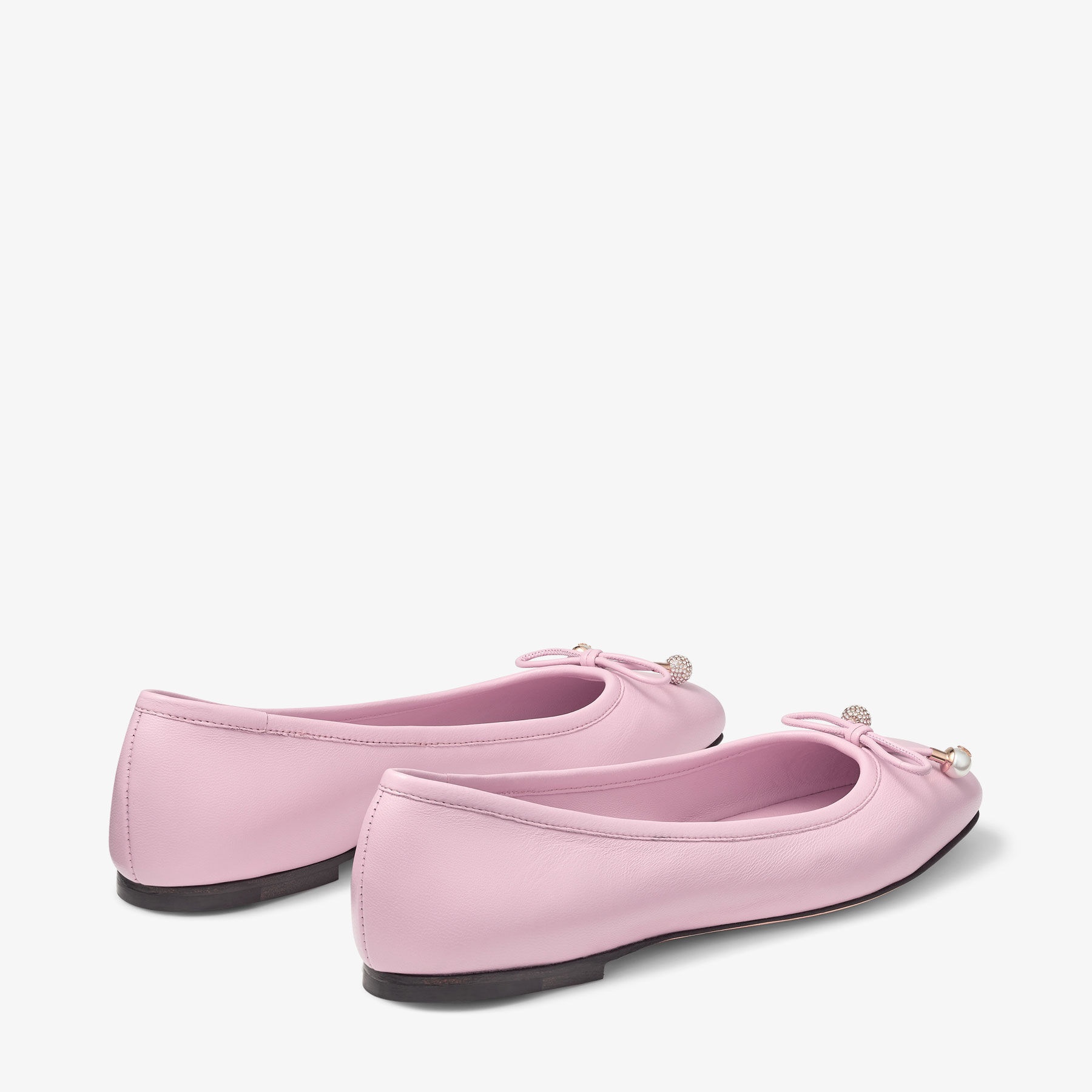 Elme Flat
Rose Nappa Leather Flats - 5