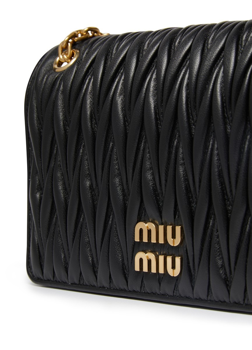 Mini quilted leather bag - 6