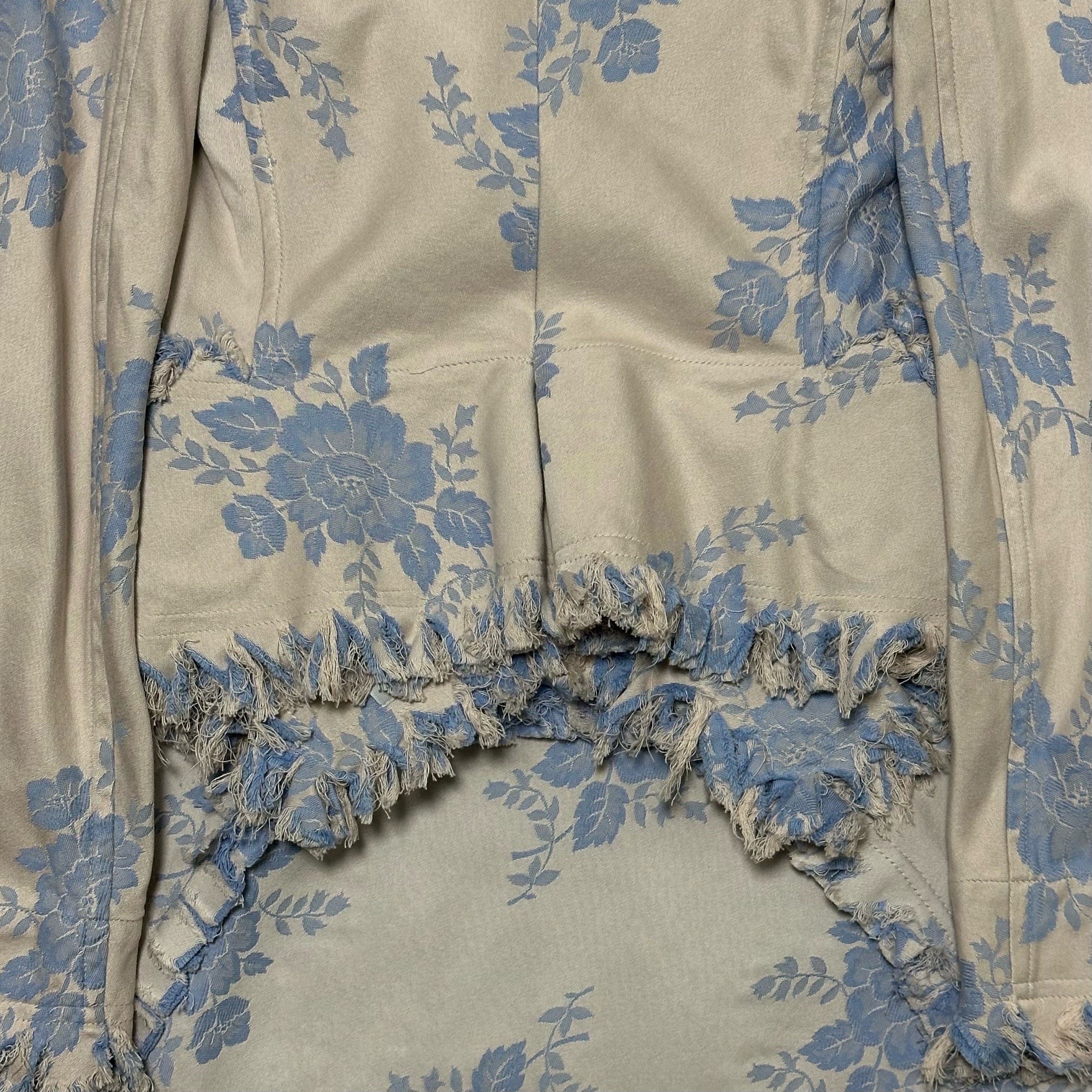 VIVIENNE WESTWOOD Spring Summer 1998 "Tied To The Mast" Floral Jacket and Midi Skirt Set Up - 5