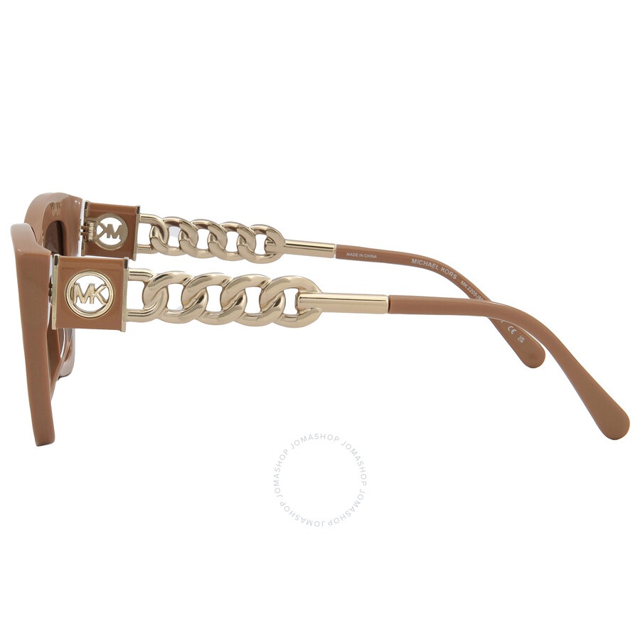 Michael Kors - Michael Kors Montecito Brown Butterfly Ladies Sunglasses MK2205 395473 52 - 4