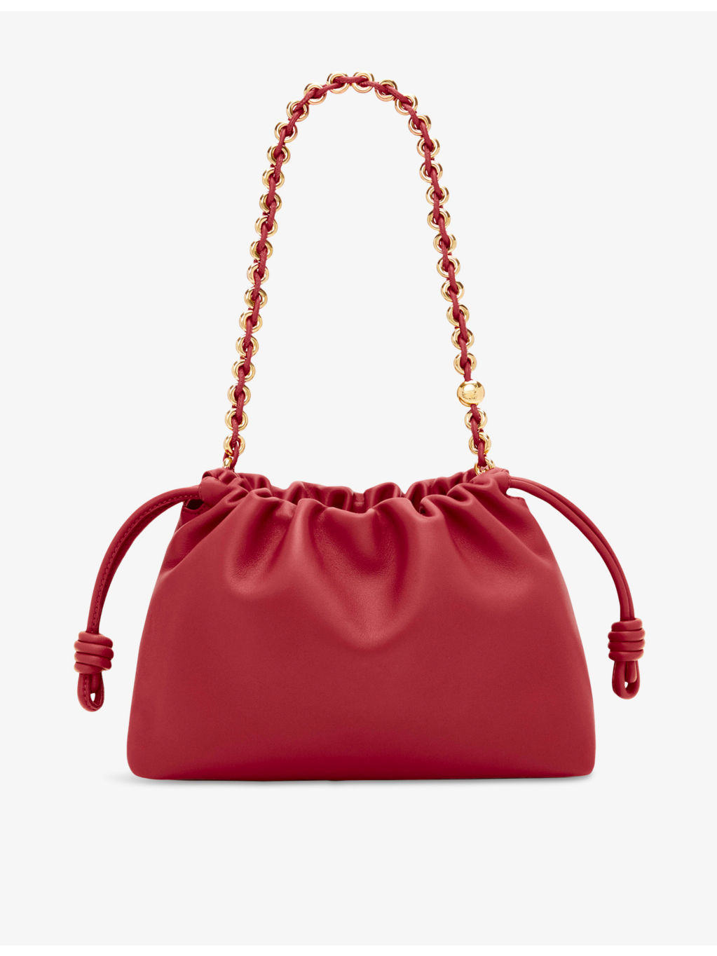 Flamenco Medium Leather Clutch Bag - 4