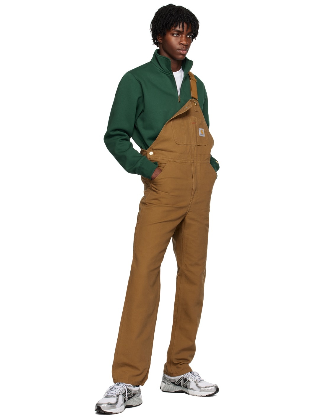 Brown Bib Overalls - 4