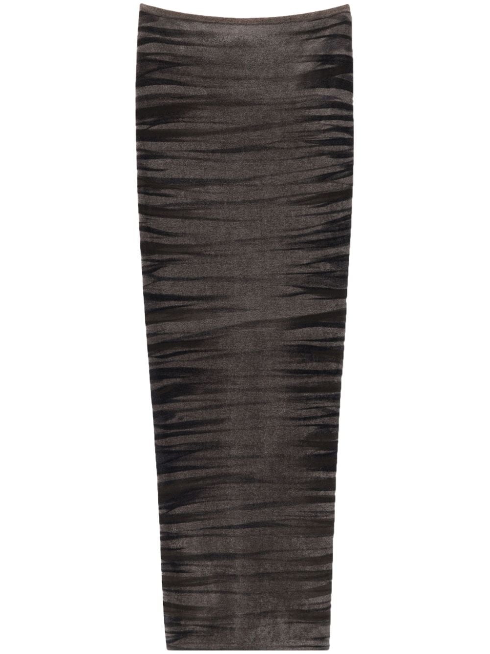 animal-print maxi skirt - 1