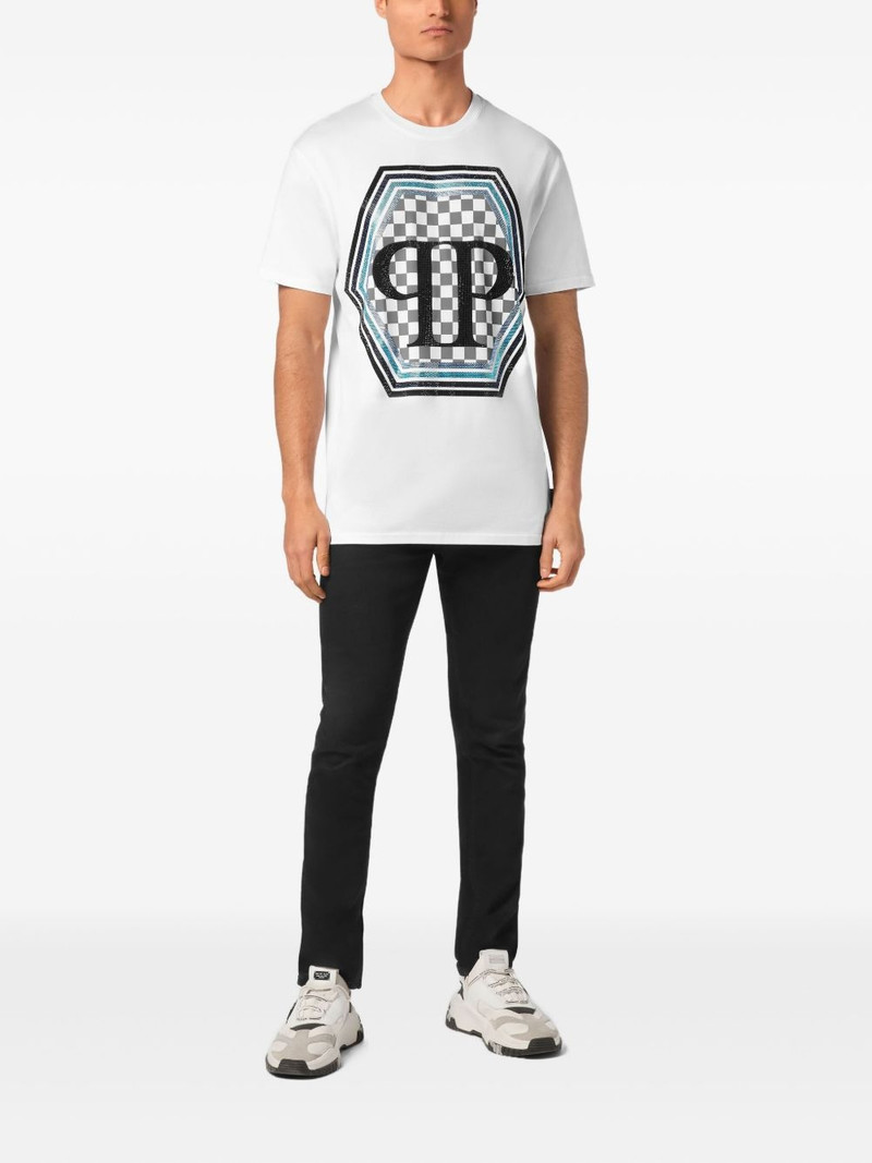 PHILIPP PLEIN Strass Hexagon T-shirt outlook
