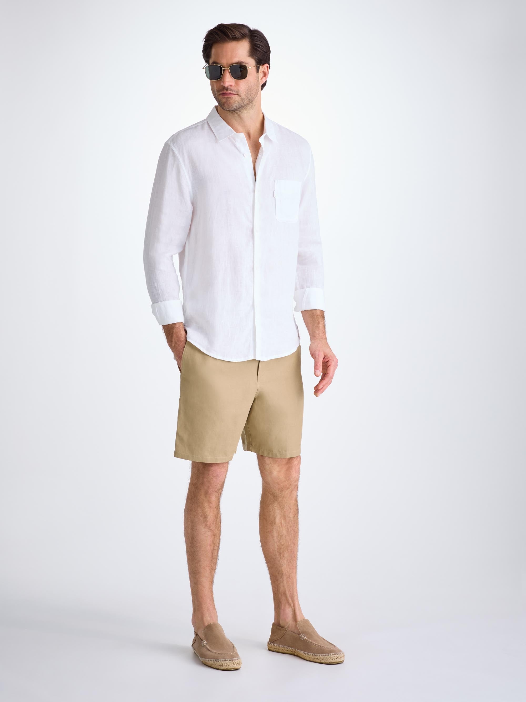 Men's Shorts Sydney Linen Sand - 3