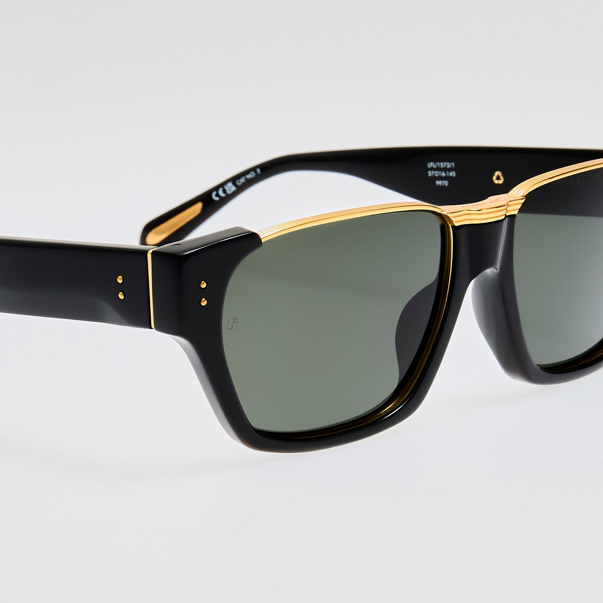 Marcel Sunglasses in Black - 3