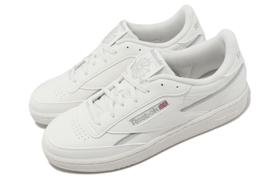 (WMNS) Reebok Club C 85 Vegan 'Chalk Grey' 100033093 - 3