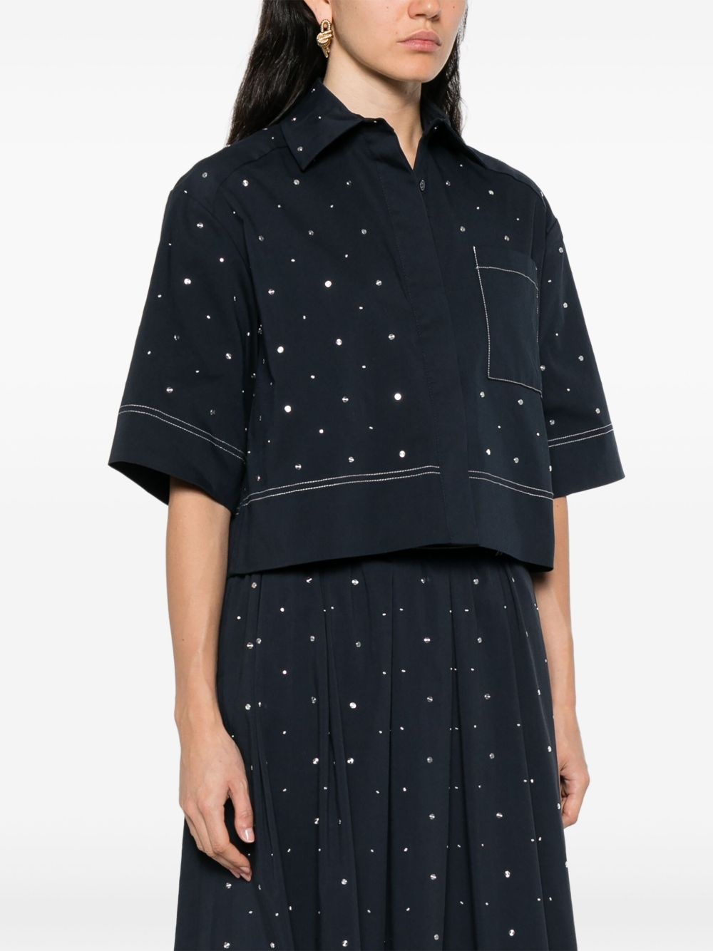 cropped shirt - 3