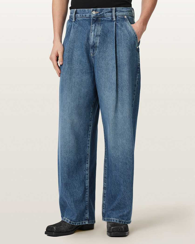 ALLSAINTS DAZE PLEATED WIDE LEG JEANS outlook
