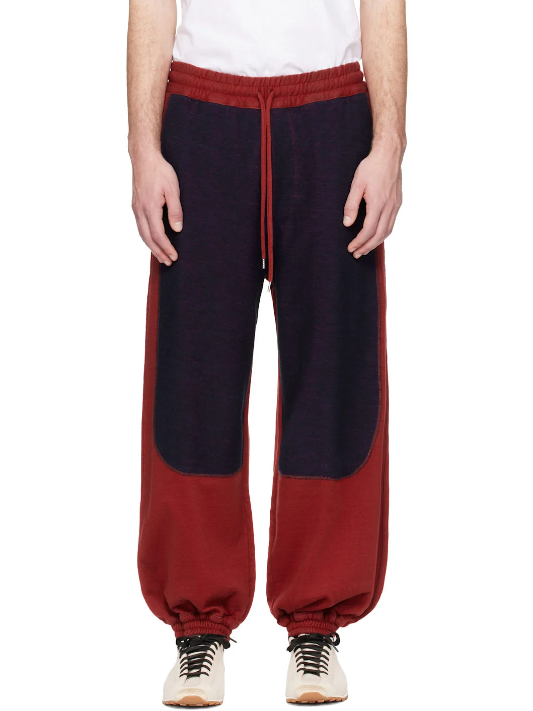 Red & Navy Ibiza Sweatpants - 1