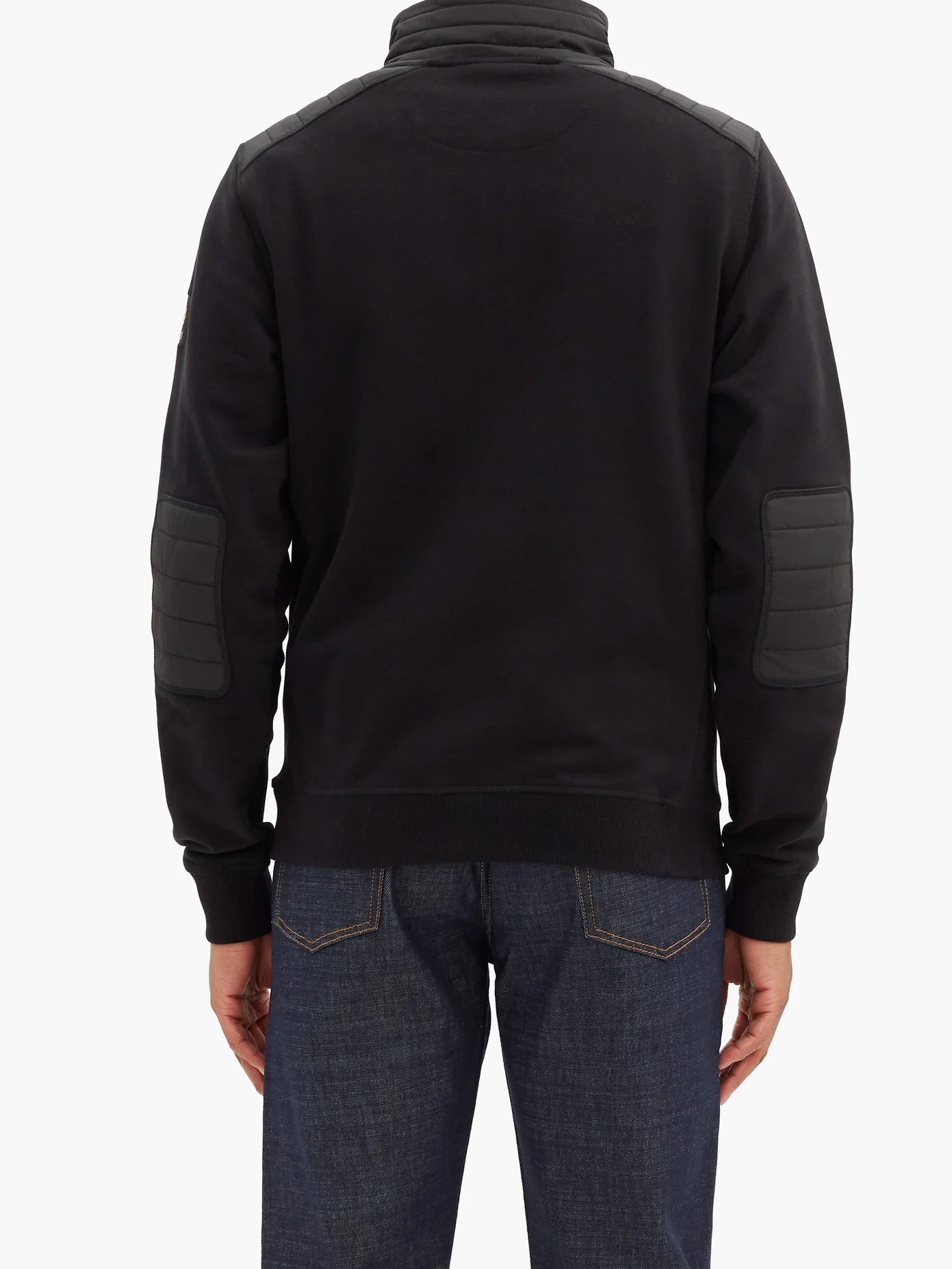 Jaxon quilted-shell and cotton-jersey sweatshirt - 5