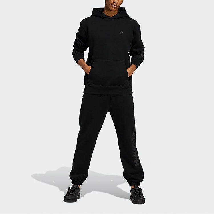 adidas Pw Bf Bas Hood Basic Sporty Terry Hooded Sweater Unisex Black GT4326 - 4