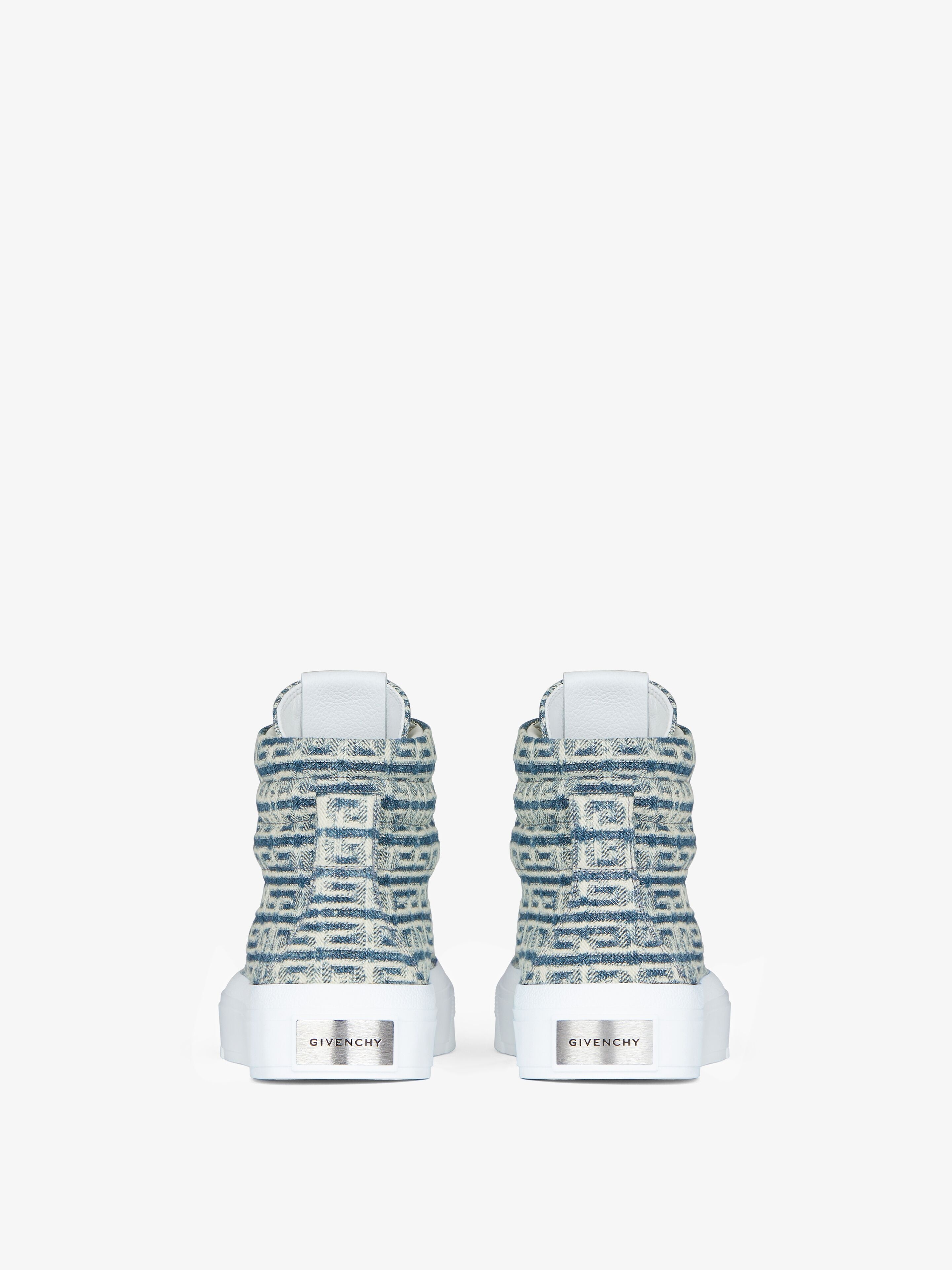 CITY HIGH-TOP SNEAKERS IN 4G JACQUARD - 7