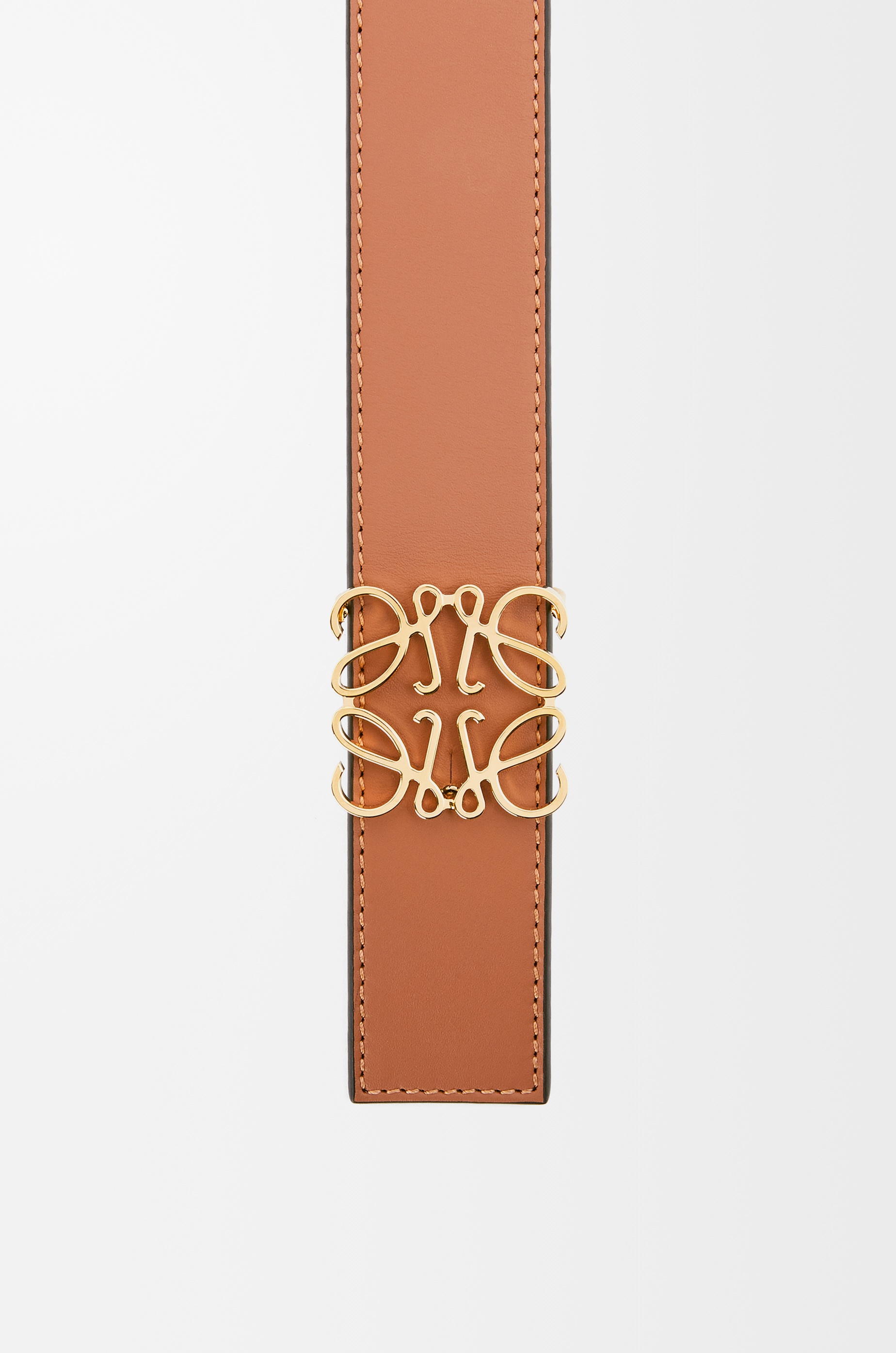 Reversible Anagram belt in smooth calfskin - 3