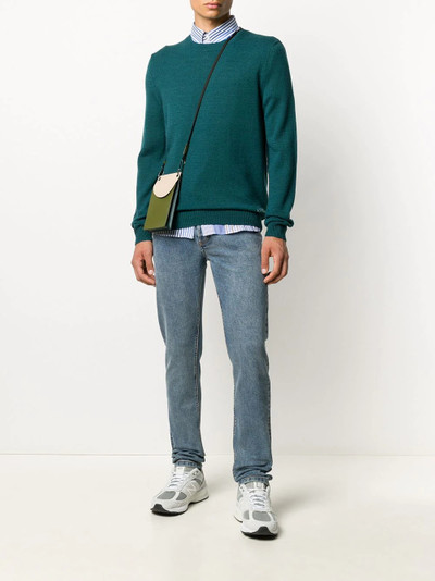 A.P.C. slim-fit ribbed knit jumper outlook