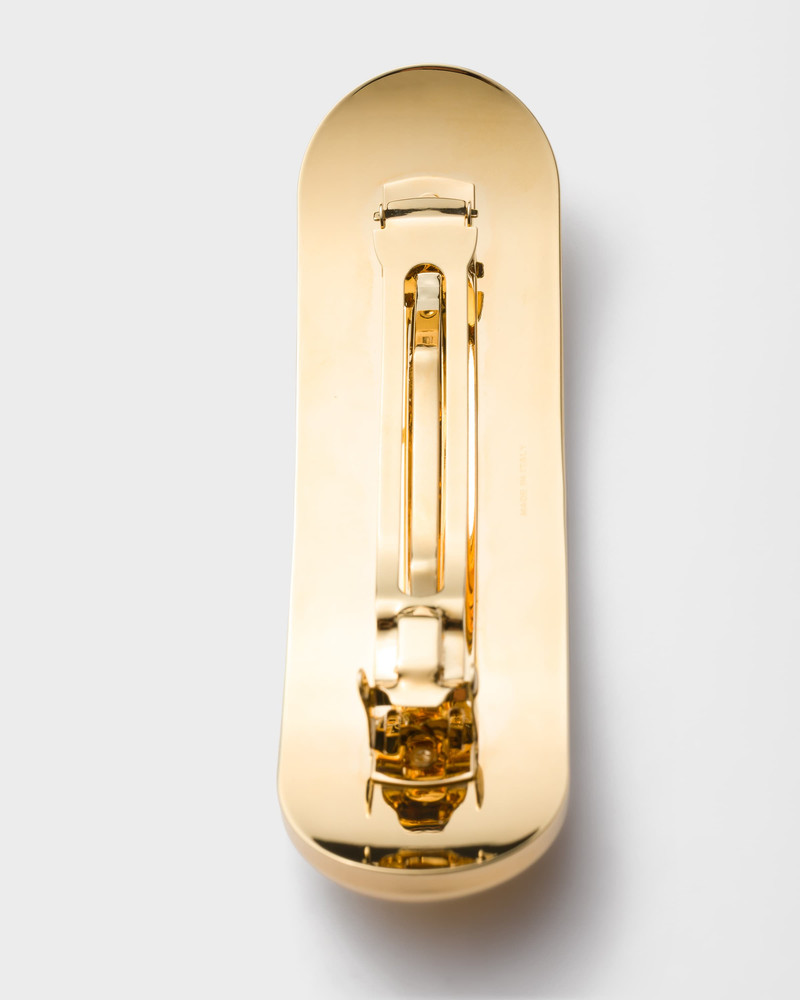 Prada Metal hair clip outlook