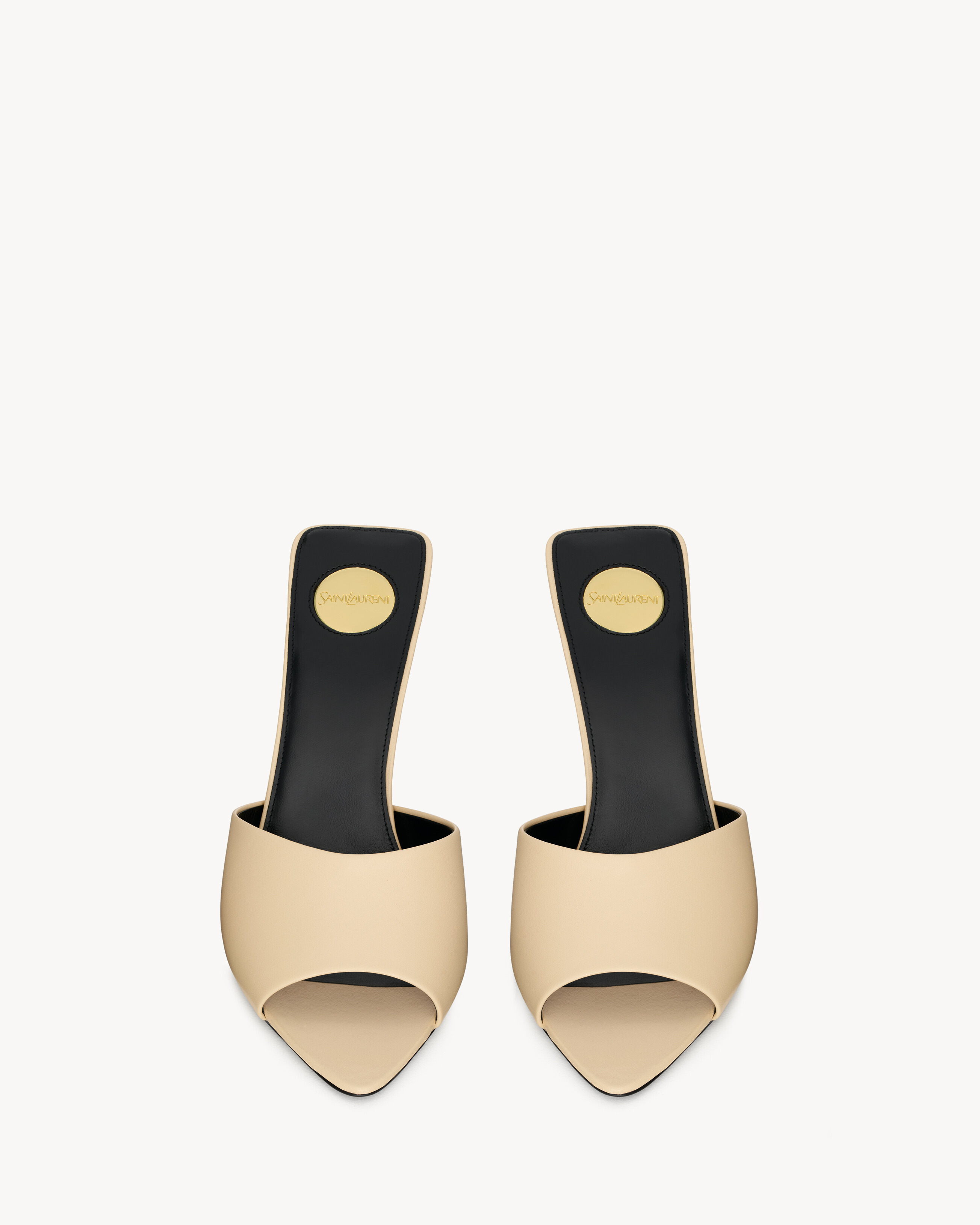 ROMY MULES IN SMOOTH LEATHER - 2