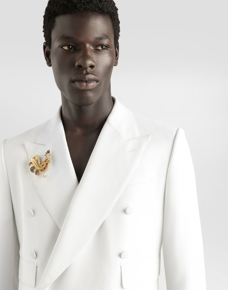 Double-breasted sicilia virgin wool jacket 4