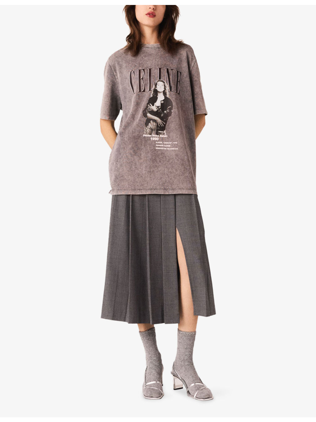 Celine Dion Graphic-Print Cotton T-Shirt - 2