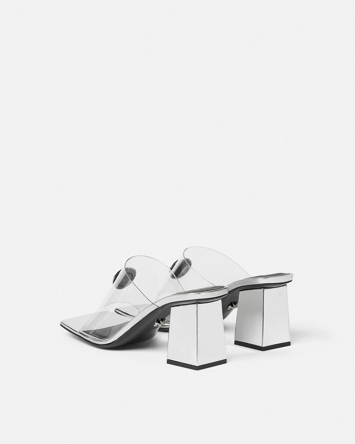 Alia Transparent Mules 70 mm - 3