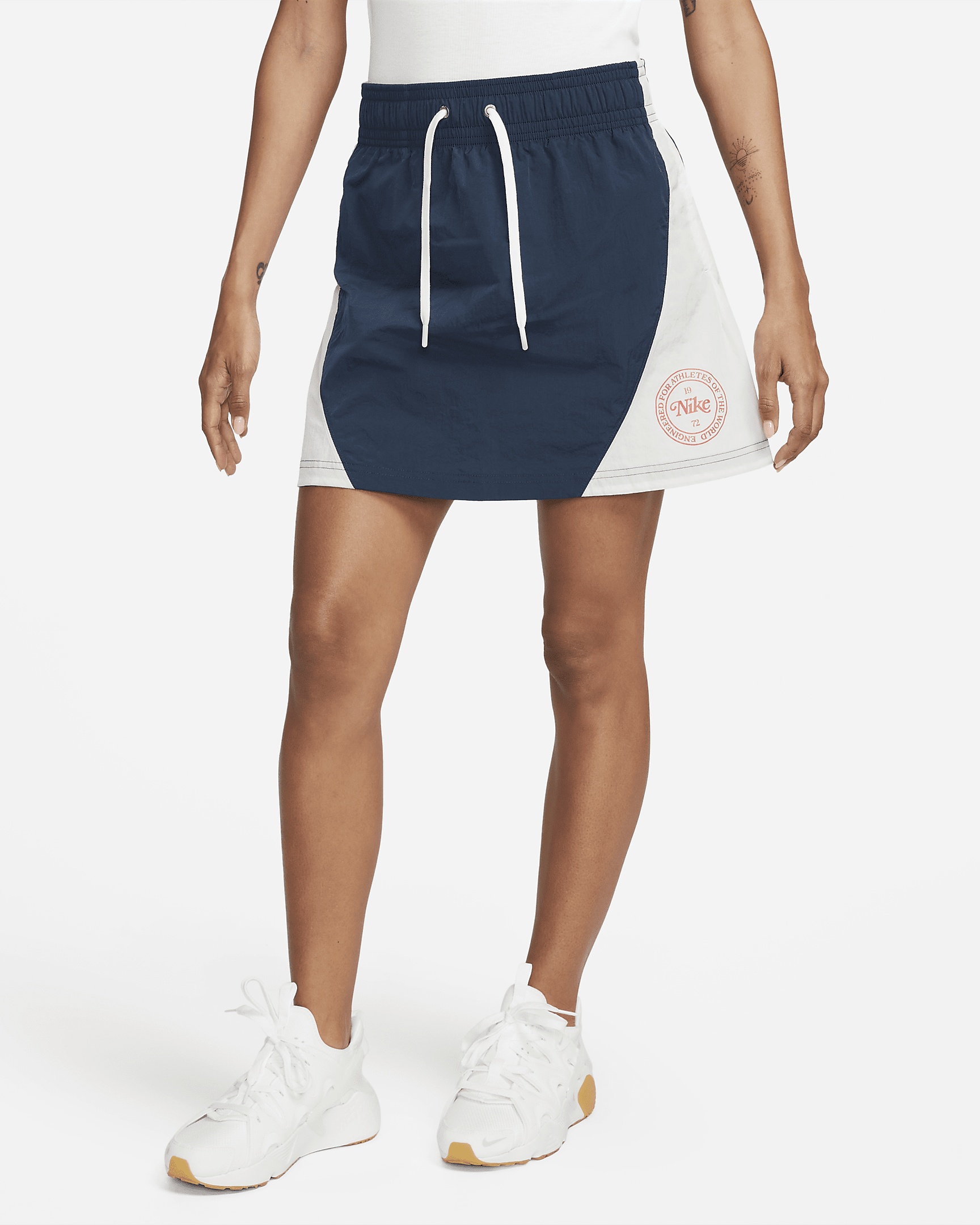 Women's Nike Sportswear Heritage High-Waisted Woven Mini Skirt - 1