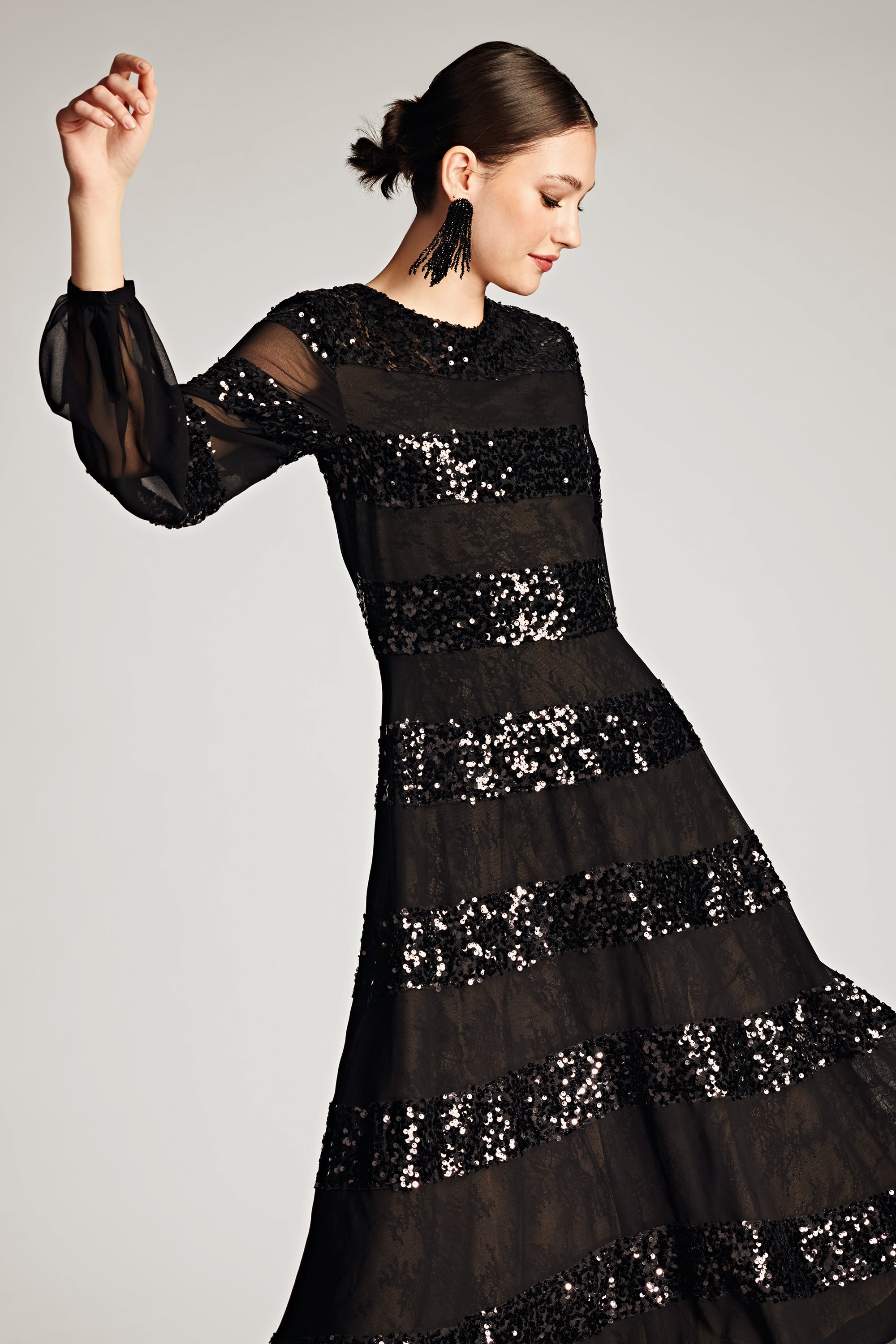 Brenda Gown - Black - 6