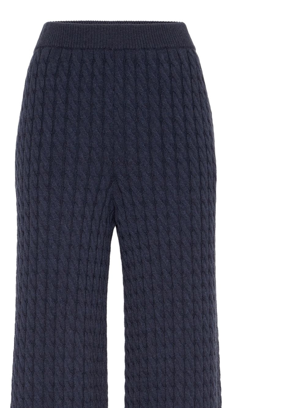 cable-knit trousers - 6