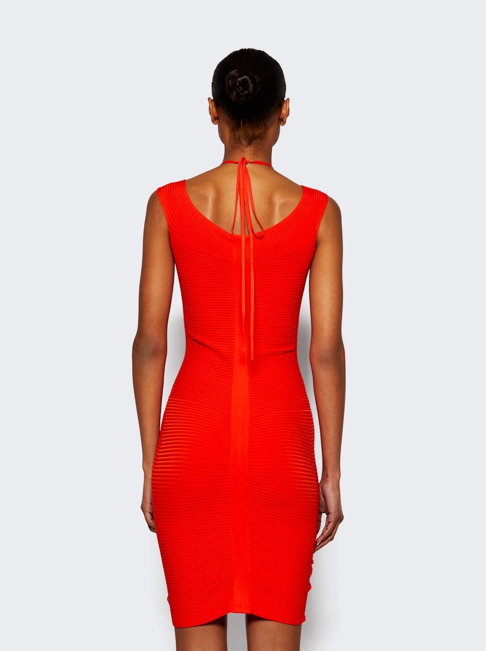 Off The Shoulder Mini Dress Orange - 4