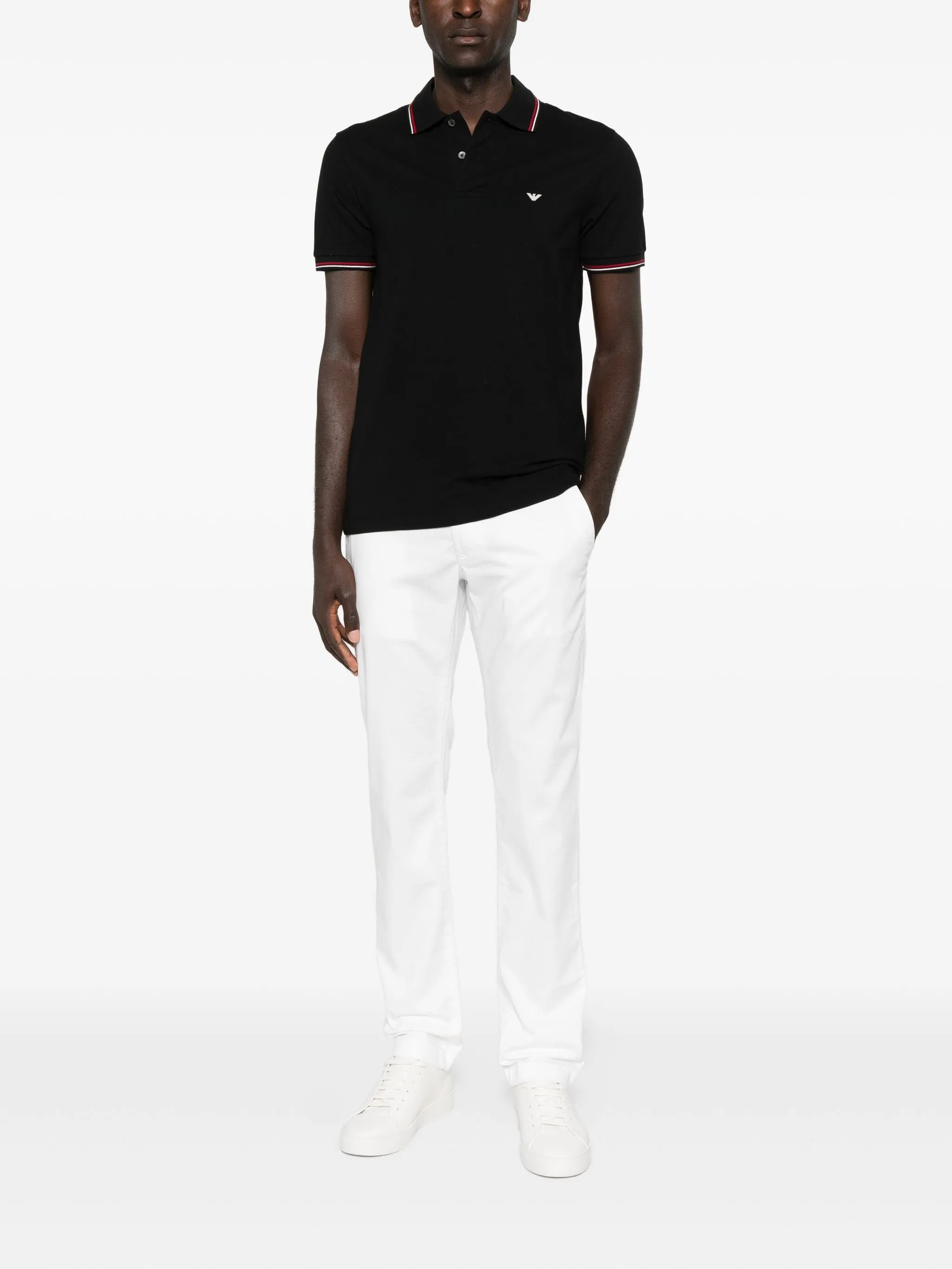 Emporio Armani Tipped-collar Polo Shirt - 2